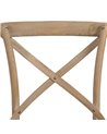 SILLA NATURAL-BEIGE TEJIDO-MADERA 44 X 42 X 88 CM