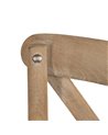 SILLA NATURAL-BEIGE TEJIDO-MADERA 44 X 42 X 88 CM