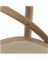 SILLA NATURAL-BEIGE TEJIDO-MADERA 44 X 42 X 88 CM