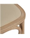 SILLA NATURAL-BEIGE TEJIDO-MADERA 44 X 42 X 88 CM