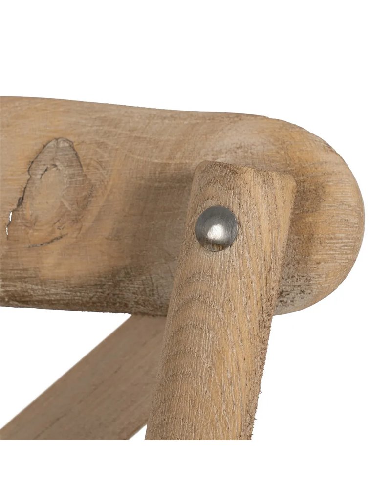 SILLA NATURAL-BEIGE TEJIDO-MADERA 44 X 42 X 88 CM