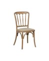 SILLA NATURAL-BEIGE TEJIDO-MADERA 45 X 46 X 92 CM