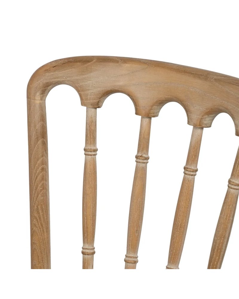 SILLA NATURAL-BEIGE TEJIDO-MADERA 45 X 46 X 92 CM