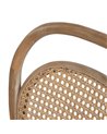 SILLA NATURAL-BEIGE TEJIDO-MADERA 41 X 41 X 89 CM
