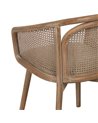 SILLA NATURAL-BEIGE TEJIDO-MADERA 59 X 47 X 81 CM