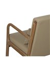 SILLÓN NATURAL-BEIGE TEJIDO-MADERA 66 X 85 X 74 CM