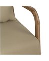 SILLÓN NATURAL-BEIGE TEJIDO-MADERA 66 X 85 X 74 CM