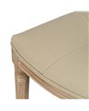 BANQUETA NATURAL-BEIGE TEJIDO-MADERA 125 X 45 X 48 CM