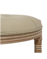 BANQUETA NATURAL-BEIGE TEJIDO-MADERA 125 X 45 X 48 CM