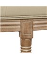 BANQUETA NATURAL-BEIGE TEJIDO-MADERA 125 X 45 X 48 CM