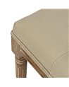 BANQUETA NATURAL-BEIGE TEJIDO-MADERA 122 X 41 X 46 CM