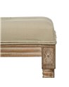 BANQUETA NATURAL-BEIGE TEJIDO-MADERA 122 X 41 X 46 CM