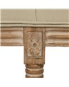 BANQUETA NATURAL-BEIGE TEJIDO-MADERA 122 X 41 X 46 CM