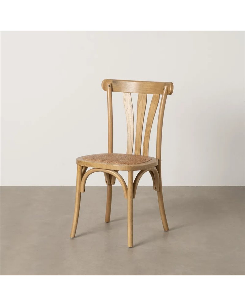SILLA NATURAL MADERA DE OLMO CONTRACT 48 X 47 X 88,50 CM