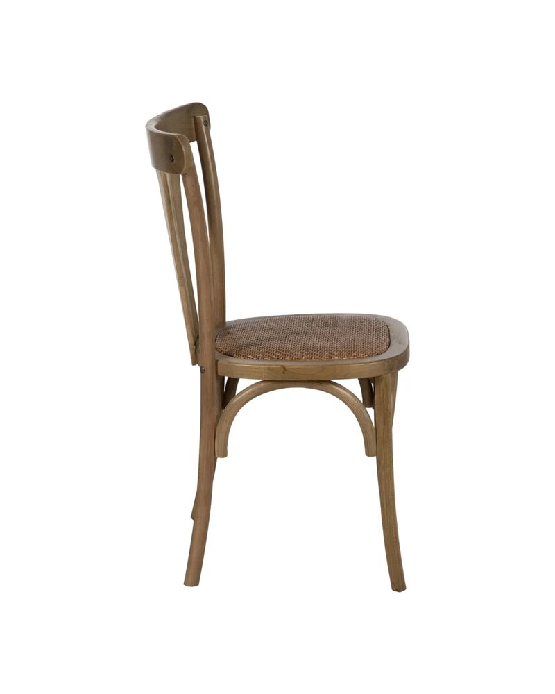 SILLA NATURAL MADERA DE OLMO CONTRACT 48 X 47 X 88,50 CM