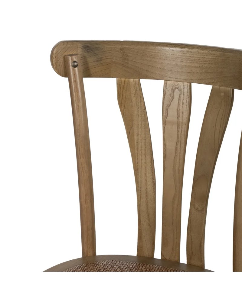 SILLA NATURAL MADERA DE OLMO CONTRACT 48 X 47 X 88,50 CM
