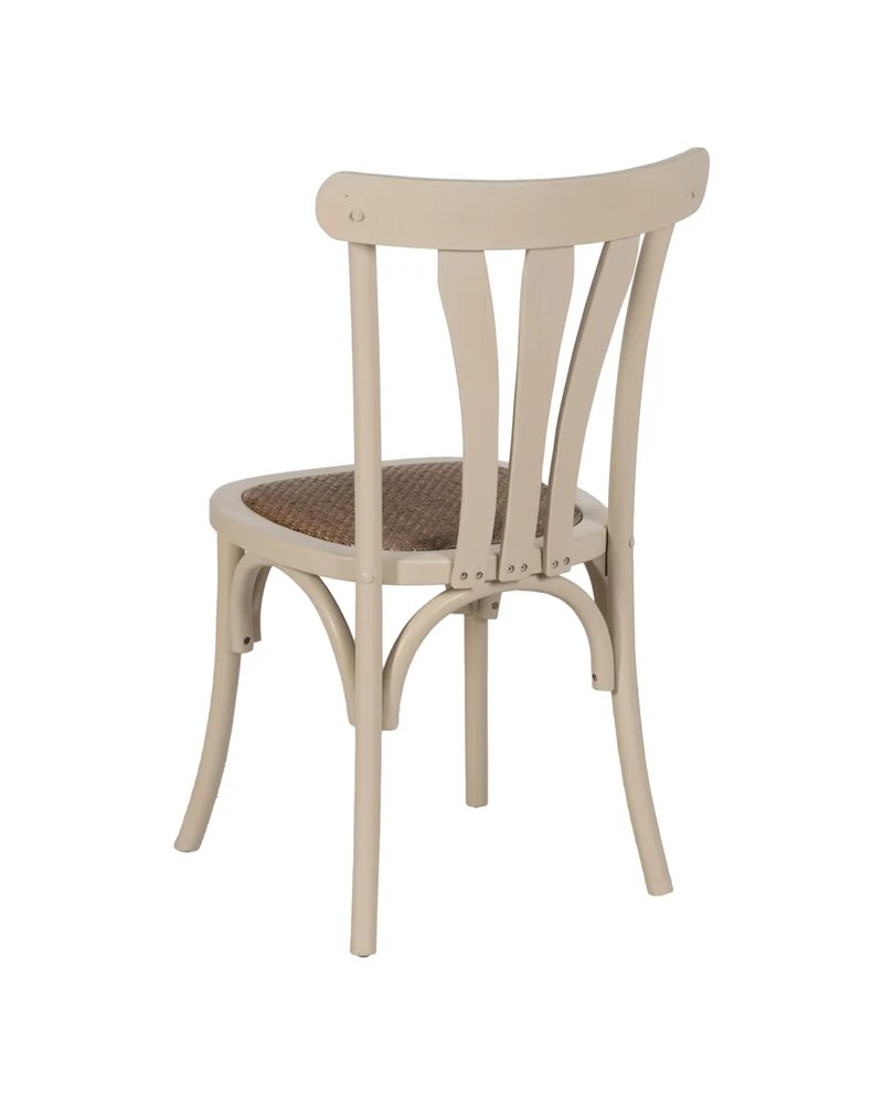 SILLA CREMA MADERA DE OLMO CONTRACT 48 X 47 X 88,50 CM