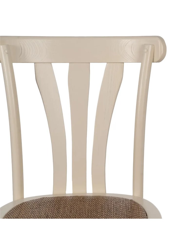 SILLA CREMA MADERA DE OLMO CONTRACT 48 X 47 X 88,50 CM