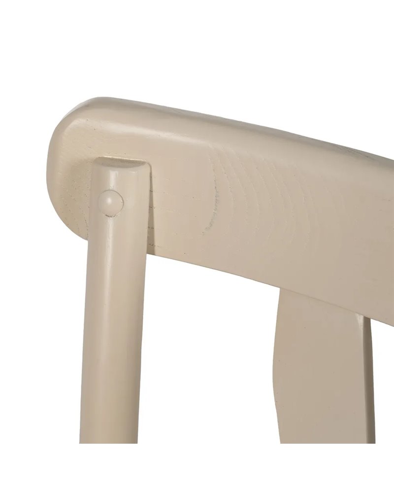 SILLA CREMA MADERA DE OLMO CONTRACT 48 X 47 X 88,50 CM