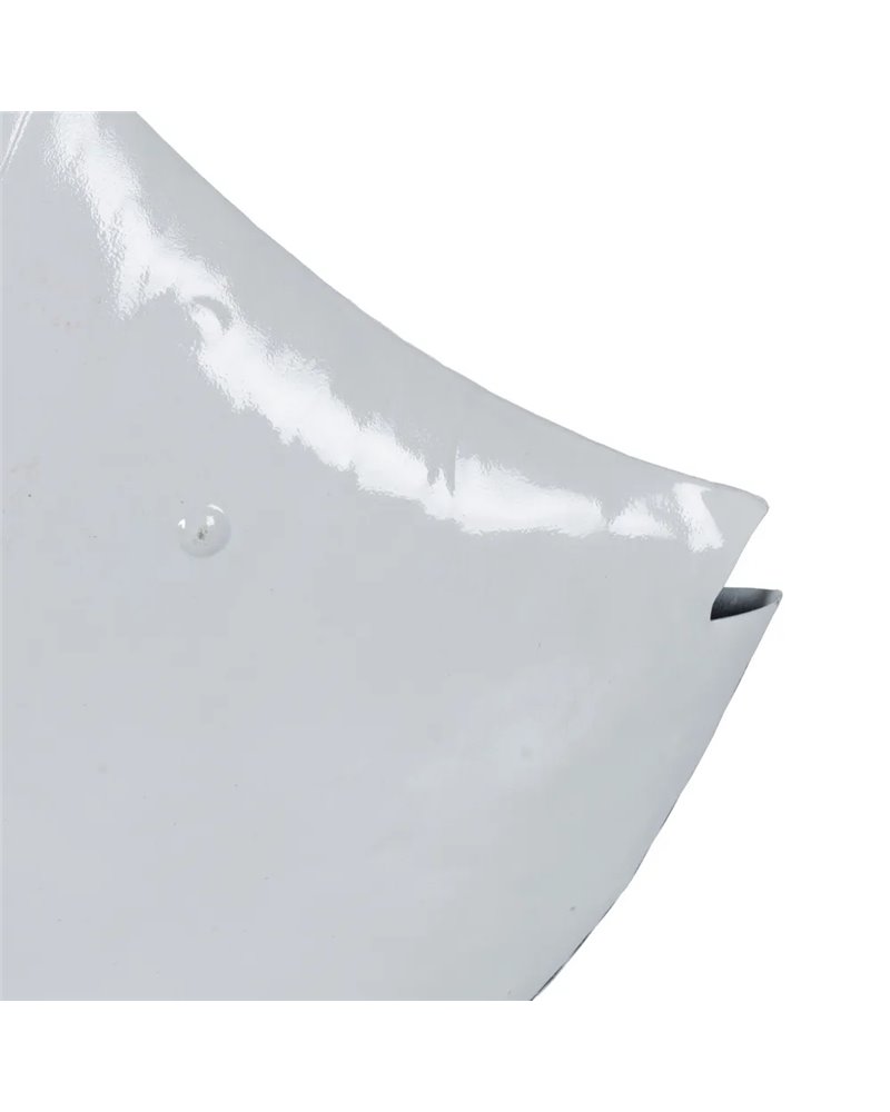 FIGURA PEZ BLANCO METAL 59,50 X 11 X 43 CM