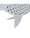 FIGURA PEZ BLANCO METAL 59,50 X 11 X 43 CM