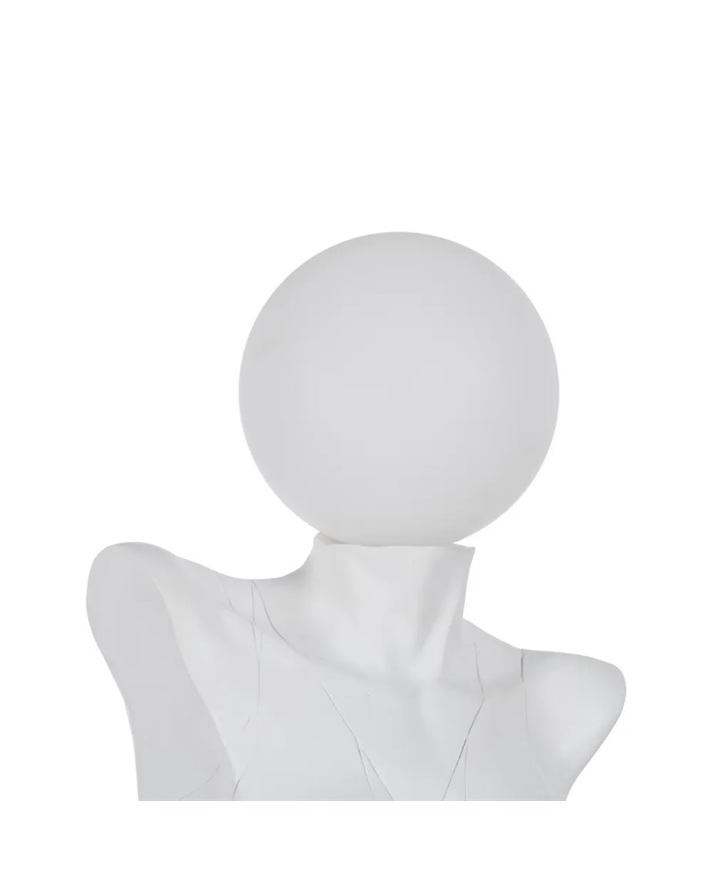 LÁMPARA MESA MUJER BLANCO RESINA 26,50 X 21 X 70,50 CM