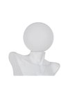 LÁMPARA MESA MUJER BLANCO RESINA 26,50 X 21 X 70,50 CM