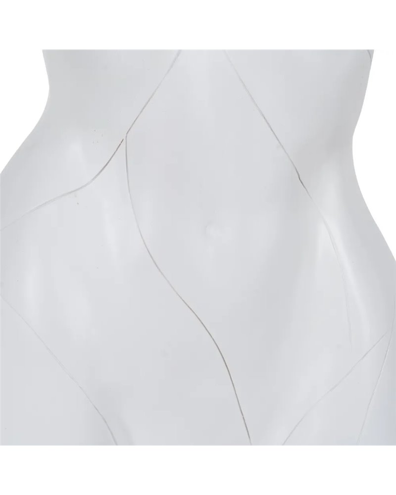 LÁMPARA MESA MUJER BLANCO RESINA 26,50 X 21 X 70,50 CM