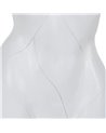 LÁMPARA MESA MUJER BLANCO RESINA 26,50 X 21 X 70,50 CM