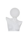 LÁMPARA MESA MUJER BLANCO RESINA 26,50 X 21 X 70,50 CM