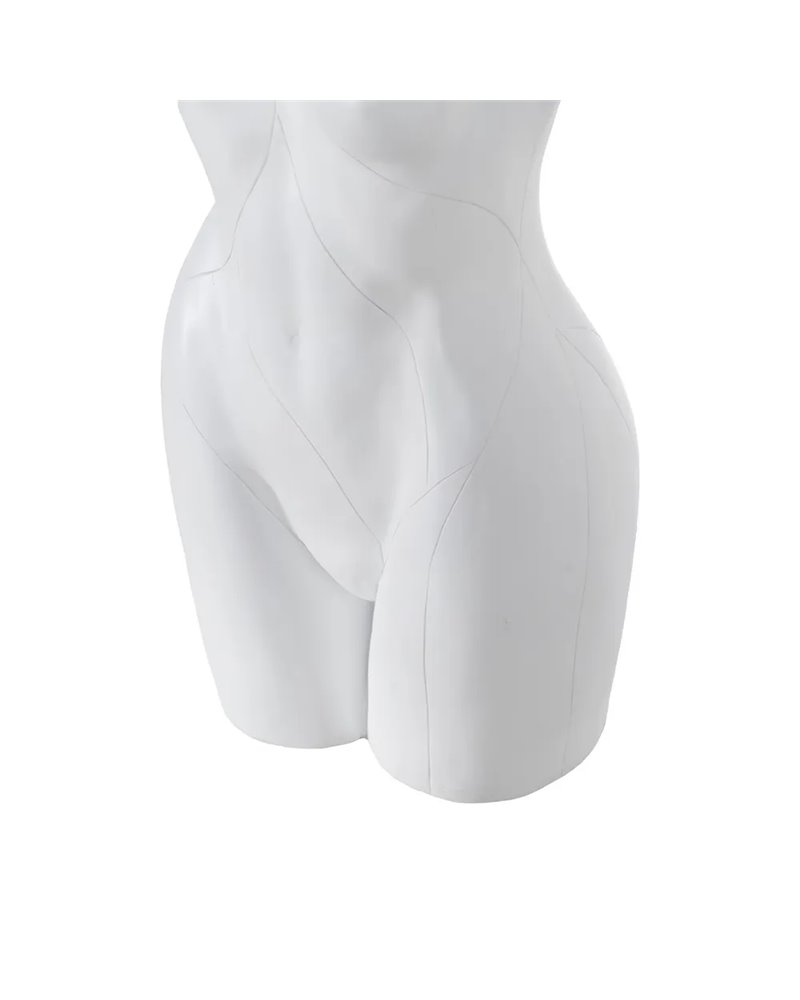 LÁMPARA MESA MUJER BLANCO RESINA 26,50 X 21 X 70,50 CM