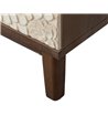 MESITA TALLADA BLANCO-MARRÓN DM-MADERA 64 X 36 X 71 CM