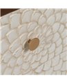MESITA TALLADA BLANCO-MARRÓN DM-MADERA 48 X 36 X 60 CM