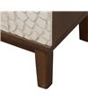 MESITA TALLADA BLANCO-MARRÓN DM-MADERA 48 X 36 X 60 CM