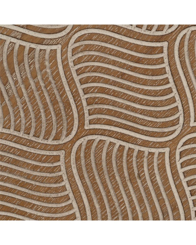 MESA CENTRO NATURAL-NEGRO METAL-MADERA 89 X 89 X 42,50 CM
