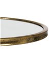 S/2 MESITAS DORADO METAL-CRISTAL 38 X 38 X 55,50 CM