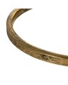 S/2 MESITAS DORADO METAL-CRISTAL 38 X 38 X 55,50 CM