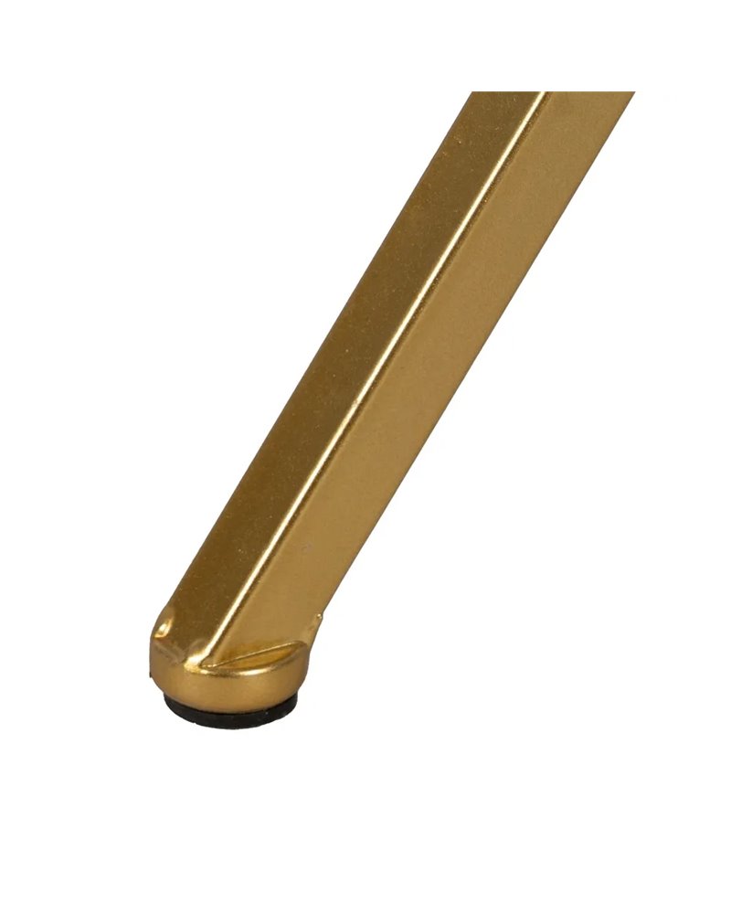 MESITA DORADO METAL-CRISTAL DECORACIÓN 51 X 49 X 71,30 CM