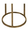 S/2 MESITAS DORADO METAL-CRISTAL 38 X 38 X 55,50 CM
