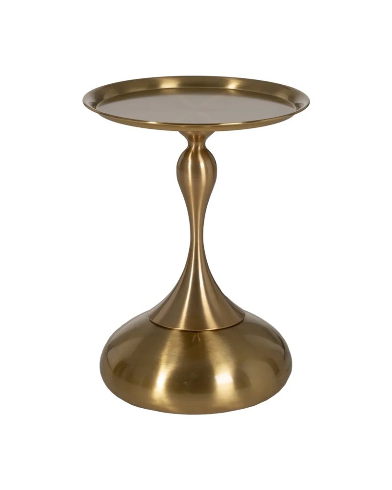 MESITA DORADO METAL DECORACIÓN 39 X 39 X 53 CM