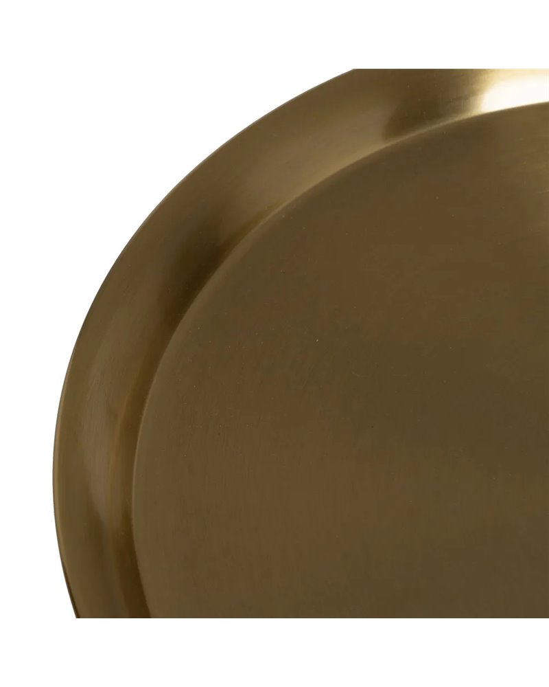 MESITA DORADO METAL DECORACIÓN 39 X 39 X 53 CM