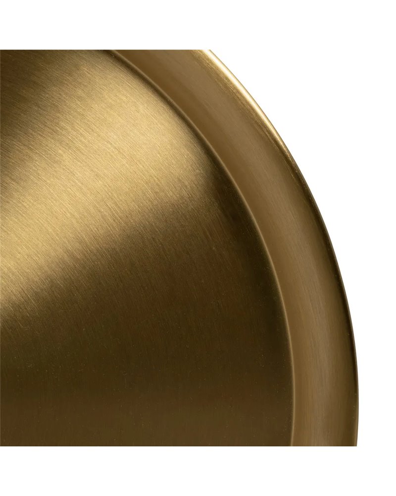 MESITA DORADO METAL DECORACIÓN 39 X 39 X 53 CM