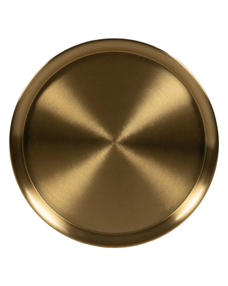 MESITA DORADO METAL DECORACIÓN 39 X 39 X 53 CM