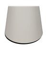 MESITA BLANCO Y NEGRO METAL DECORACIÓN 50 X 50 X 55 CM