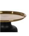 MESITA NEGRO-DORADO METAL DECORACIÓN 50 X 50 X 47,50 CM