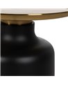 MESITA NEGRO-DORADO METAL DECORACIÓN 50 X 50 X 47,50 CM
