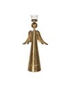 PORTAVELAS ÁNGEL ORO METAL-CRISTAL 22,50 X 11 X 45 CM