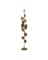 PORTAVELAS ORO METAL DECORACIÓN 20,50 X 20,50 X 88,50 CM