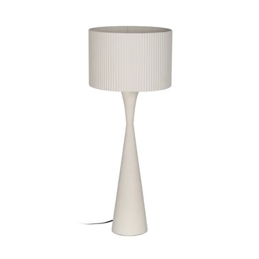 LÁMPARA MESA BLANCO METAL ILUMINACIÓN 29 X 29 X 75 CM