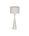 LÁMPARA MESA BLANCO METAL ILUMINACIÓN 29 X 29 X 75 CM